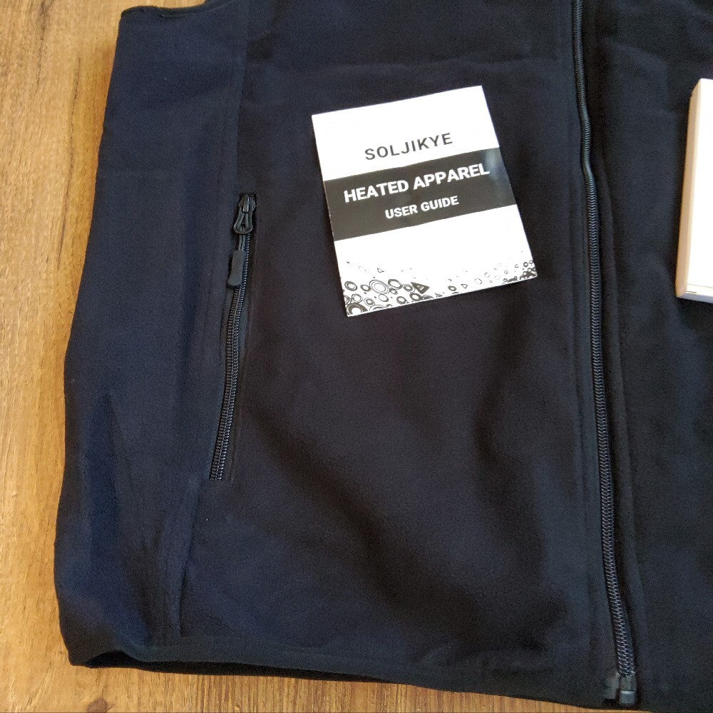 Mens Vest Heated Apparel Black Heated Jacket - Heated Apparel XL NIP NWT - Picture 3 of 10